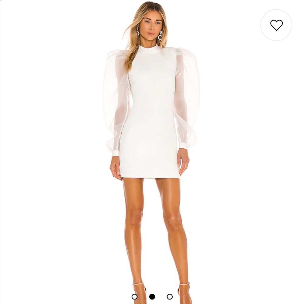 NBD Bao Dress in Ivory from revolve - worn once